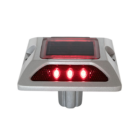 tacha solar aluminio